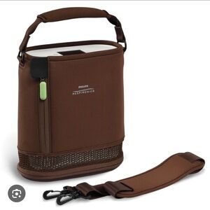 philips respironics oxygen carry bag - brown